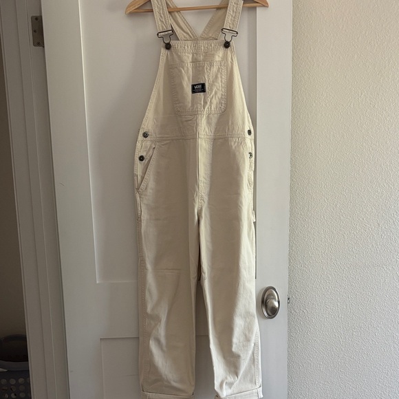 Vans Ground Work Oatmeal Carpenter Overalls - Picture 1 of 8